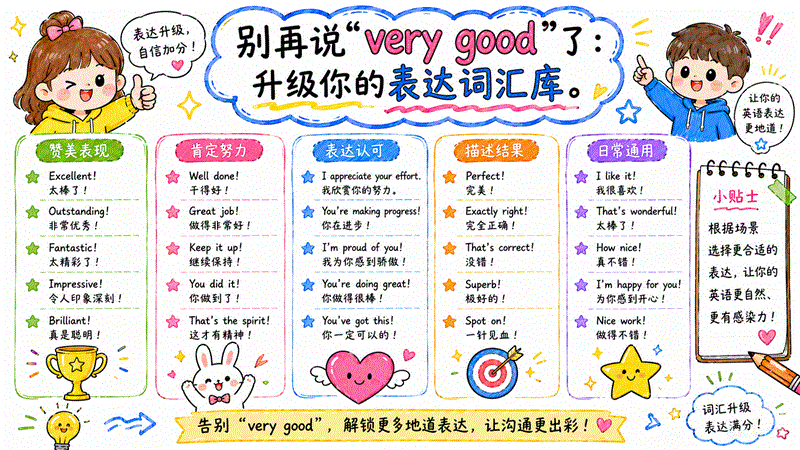 升级表达词汇